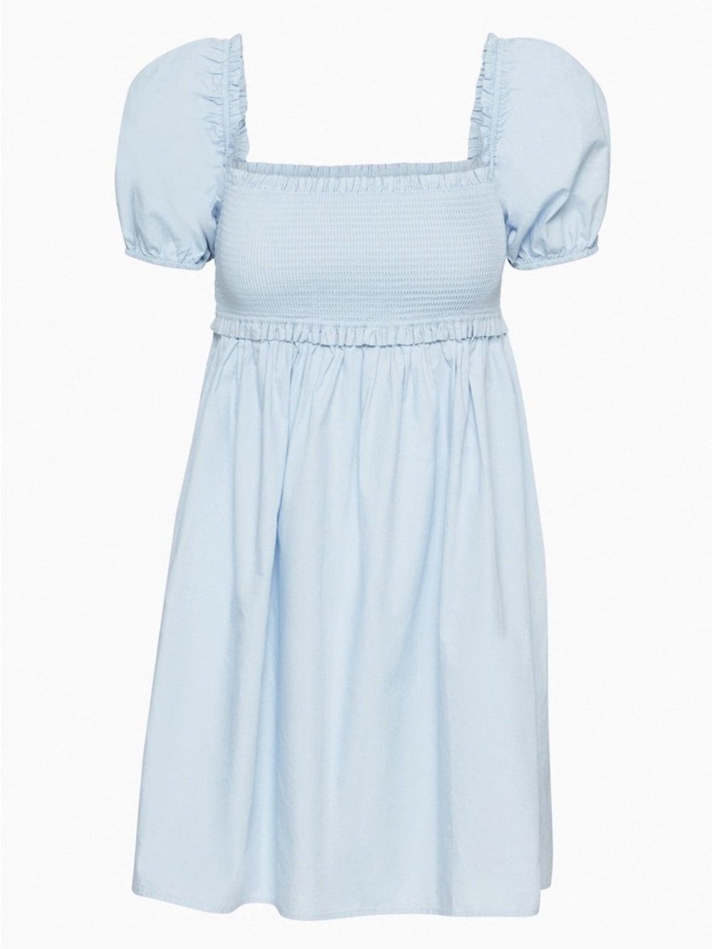 Aritzia Hadley Cotton Babydoll Puff Sleeve Dress NWOT